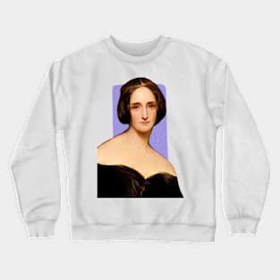 English Writer Mary Shelley illustration Crewneck Sweatshirt